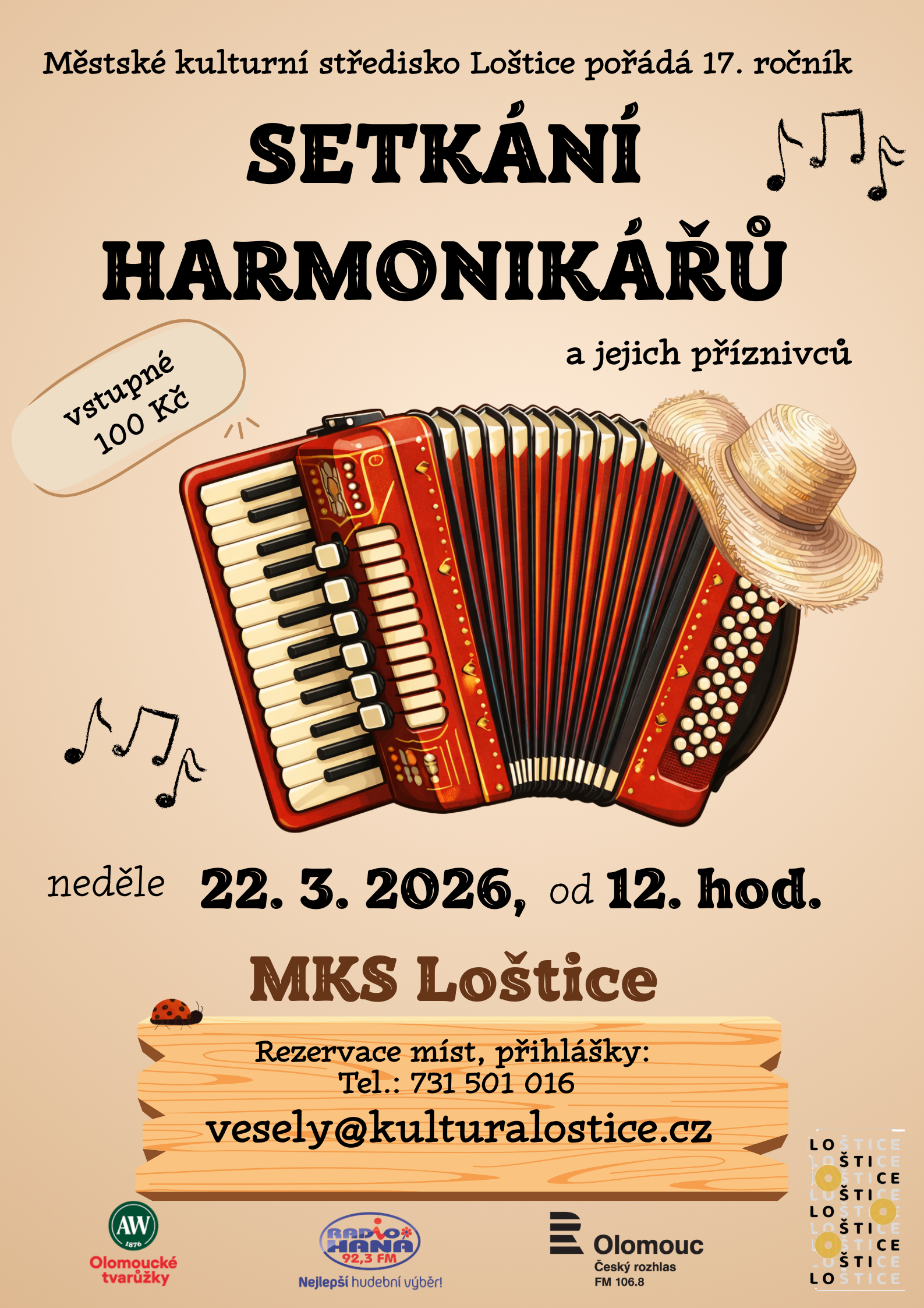 SETKÁNÍ HARMONIKÁŘŮ 22.3.2026
